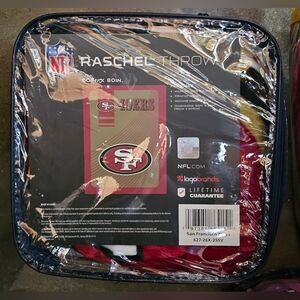 49ERS TWIN SIZE BLANKETS